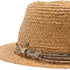 Walrus Hats Fedora Walrus Hats Natural Raffia Straw Fedora Hat w/ Braided Band